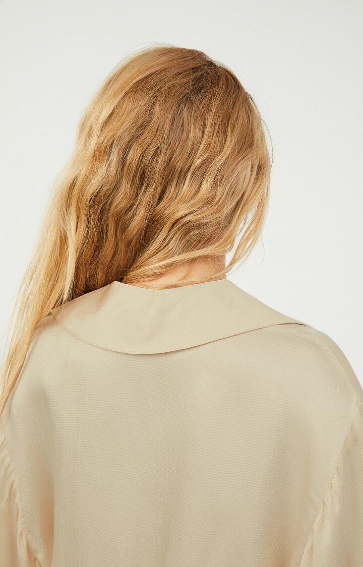 American Vintage Chemise Femme Gintown - COLOMBE Manches Longues Beige - H21