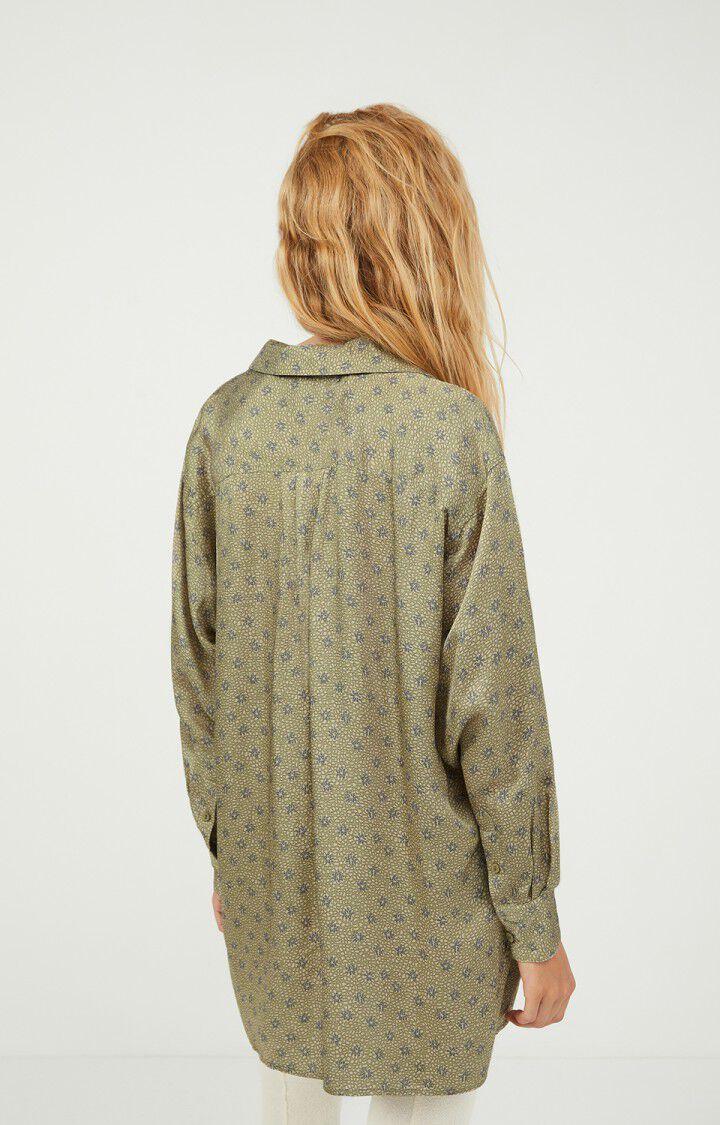 American Vintage Chemise Femme Gintown - MARIANNE Manches Longues Vert - H21