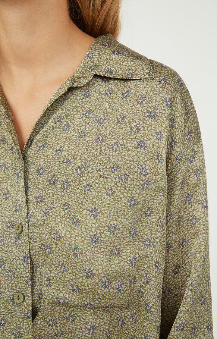 American Vintage Chemise Femme Gintown - MARIANNE Manches Longues Vert - H21
