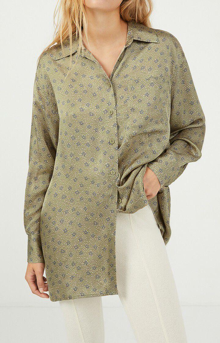 American Vintage Chemise Femme Gintown - MARIANNE Manches Longues Vert - H21