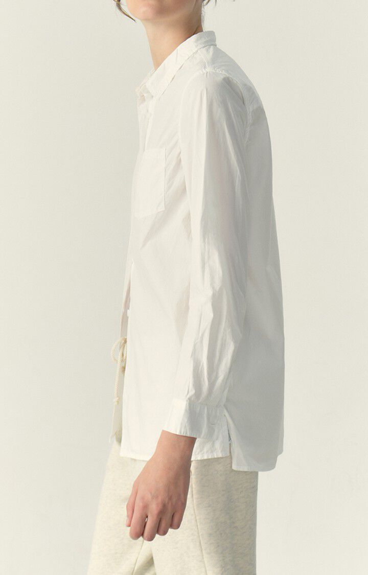 American Vintage Chemise Femme Hydway - BLANC 59 Manches Longues Blanc - E23