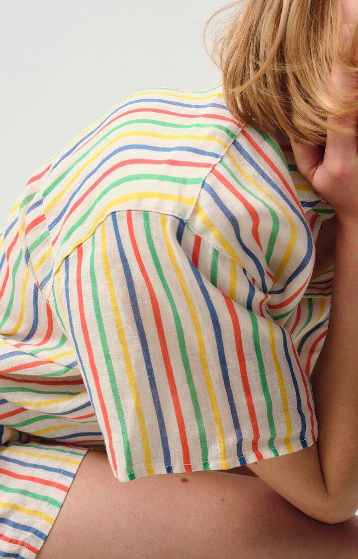 American Vintage Chemise Femme Ivybo - CHARLY 21 Manches Courtes Blanc - E24