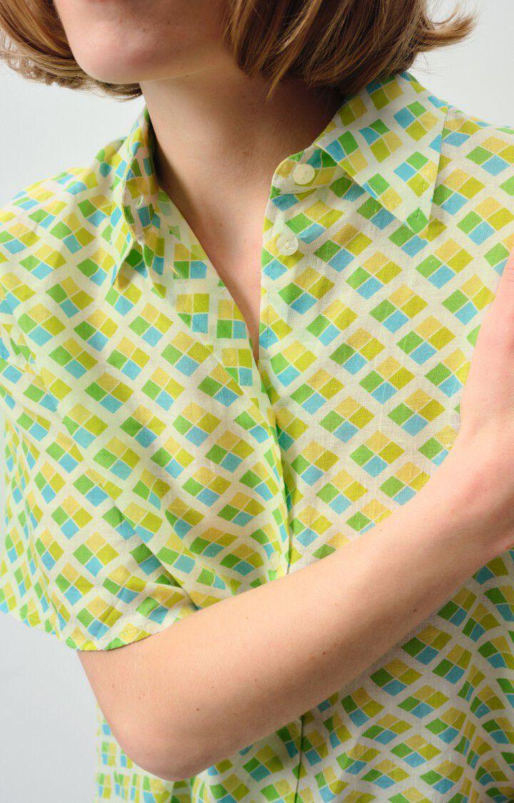 American Vintage Chemise Femme Ivybo - LOLA 21 Manches Courtes Blanc - E24