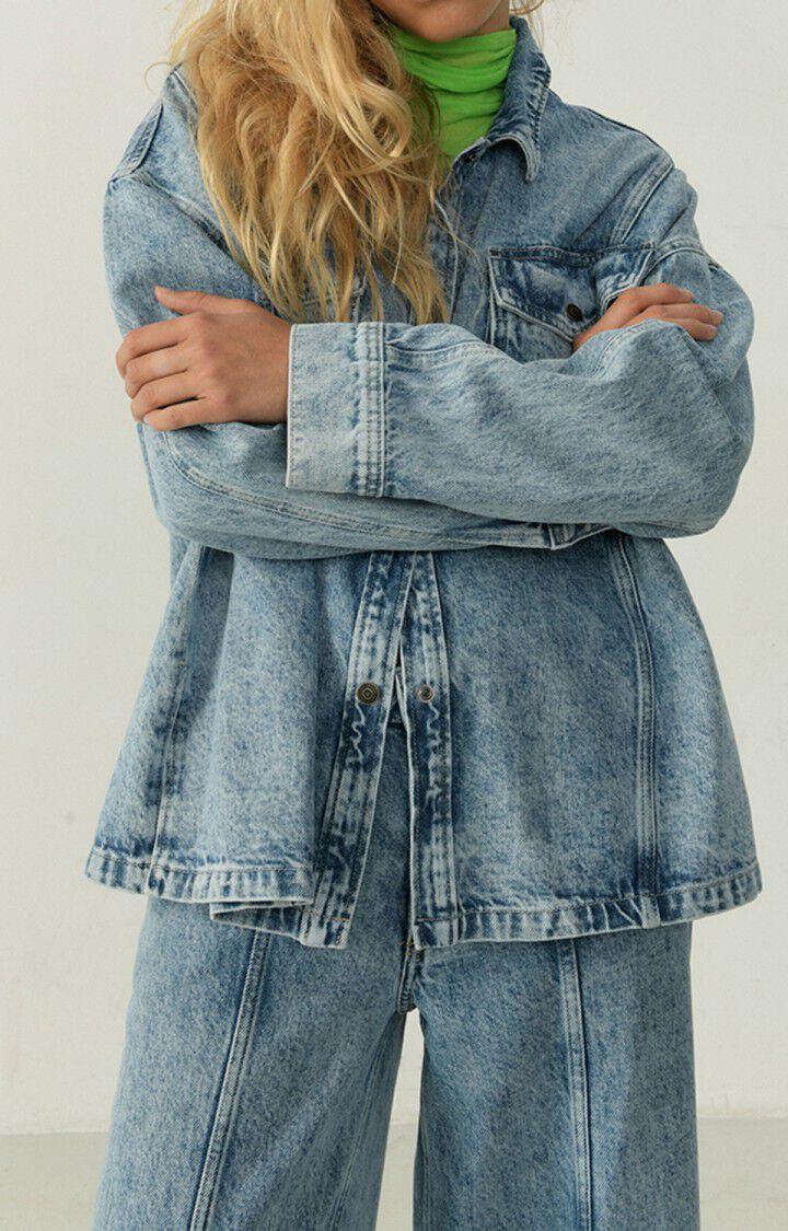 american vintage Chemise femme Joybird - STONE BLEU CLAIR 53 Manches longues Bleu - H22