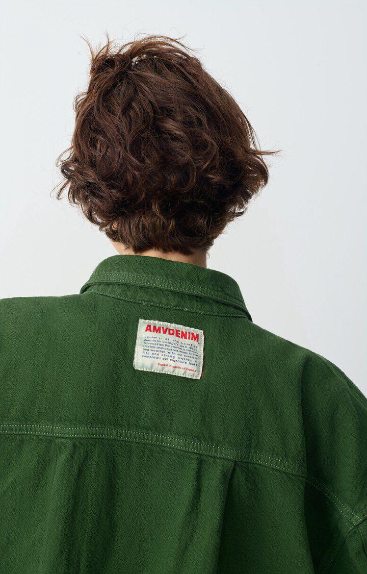 American Vintage Chemise Femme Nyolow - KAKI SURTEINT 50 Manches Longues Vert - H24