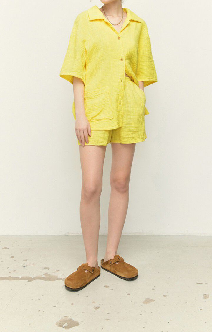 American Vintage Chemise Femme Oyobay - LIMELIGHT Jaune - E22