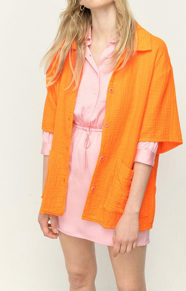 american vintage Chemise femme Oyobay - ORANGEADE Orange - E22