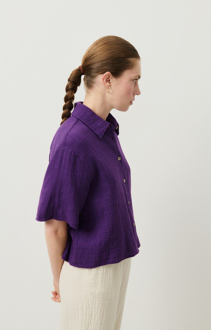 american vintage Chemise femme Oyobay - VIOLET Violet - E23