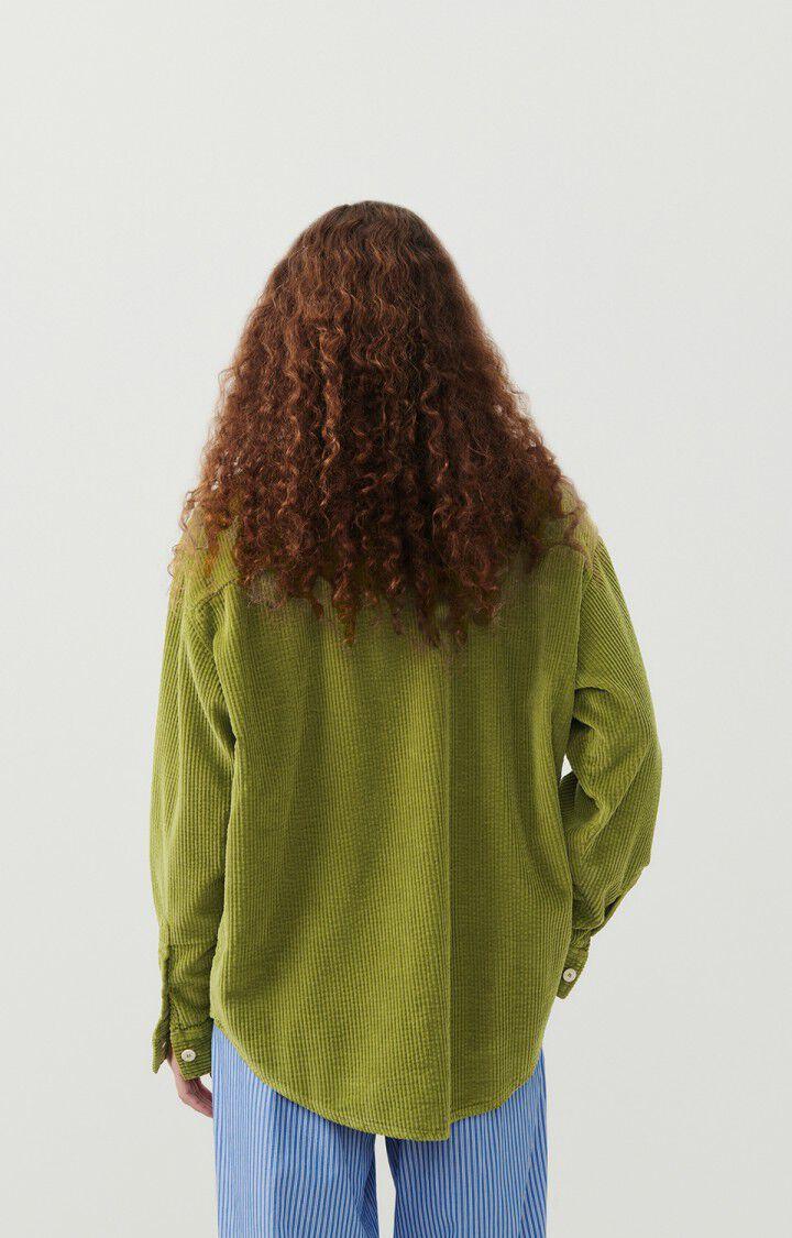 American Vintage Chemise Femme Padow - CAMELEON VINTAGE 59 Manches Longues Vert - E24
