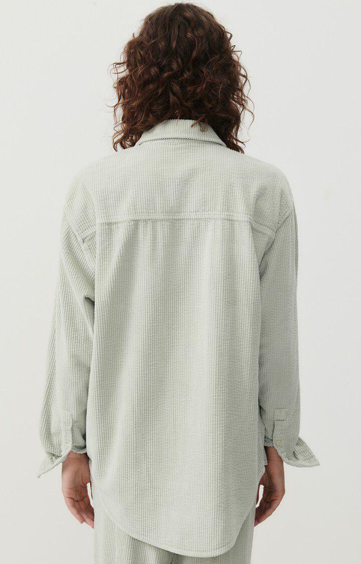 American Vintage Chemise Femme Padow - FALAISE VINTAGE 59 Manches Longues Gris - E24