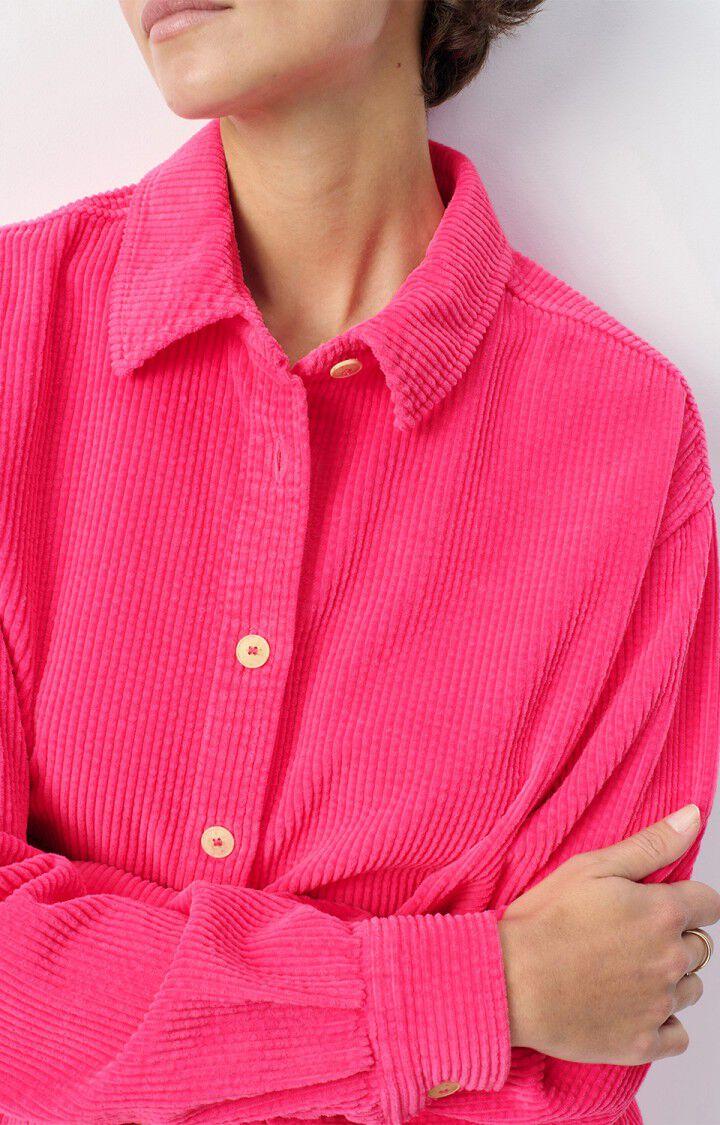 American Vintage Chemise Femme Padow - FUCHSIA VINTAGE 59 Manches Longues Rose - H24