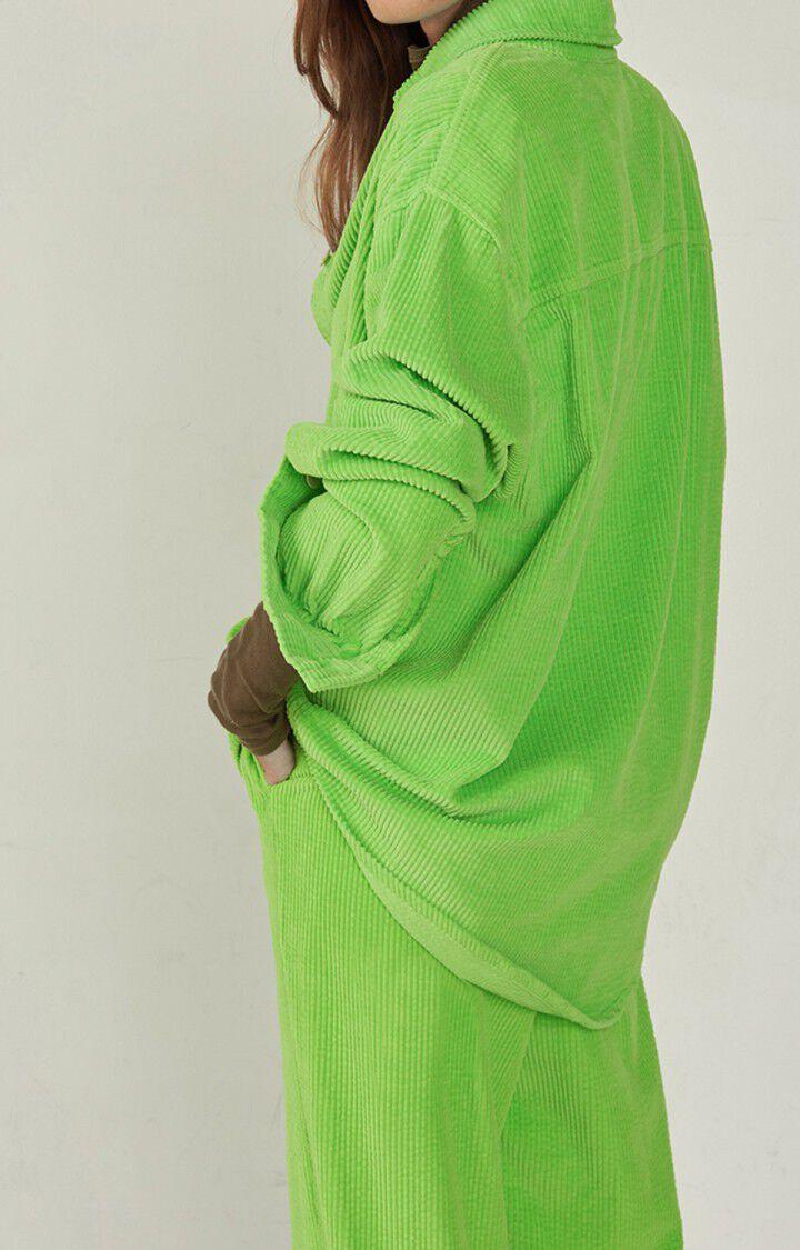 American Vintage Chemise Femme Padow - GRANNY 59 Manches Longues Vert - H22B