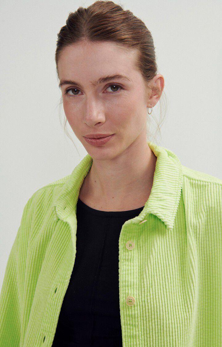 American Vintage Chemise Femme Padow - JAUNE FLUO VINTAGE 59 Manches Longues Jaune - H23
