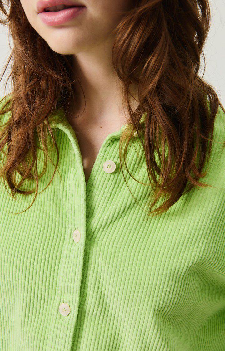 American Vintage Chemise Femme Padow - PISTACHE VINTAGE 59 Manches Longues Vert - H24