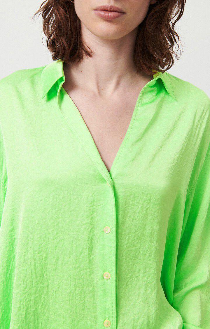 American Vintage Chemise Femme Widland - AMANDERAIE 51 Manches Longues Vert - E24