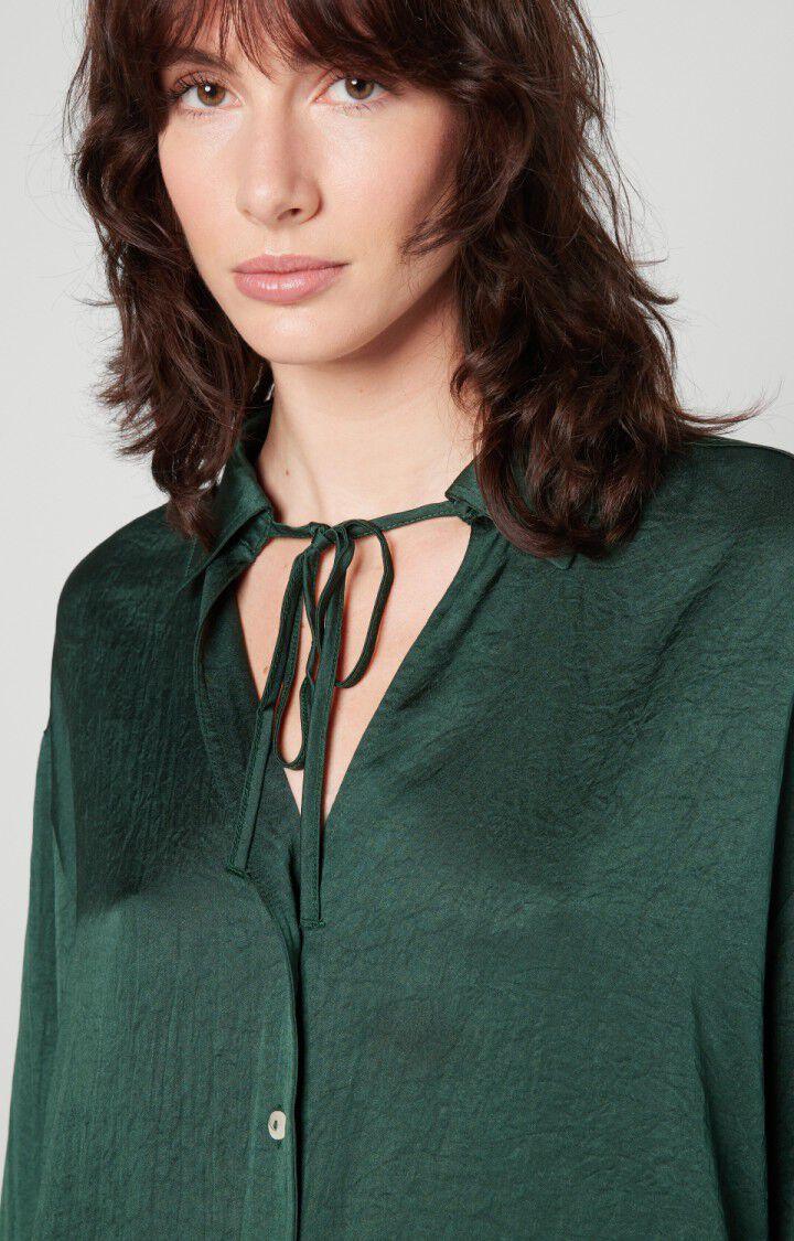 American Vintage Chemise Femme Widland - BOTANIQUE 51 Manches Longues Vert - H22