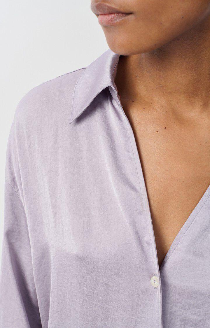 American Vintage Chemise Femme Widland - ORAGE 51 Manches Longues Gris - H23