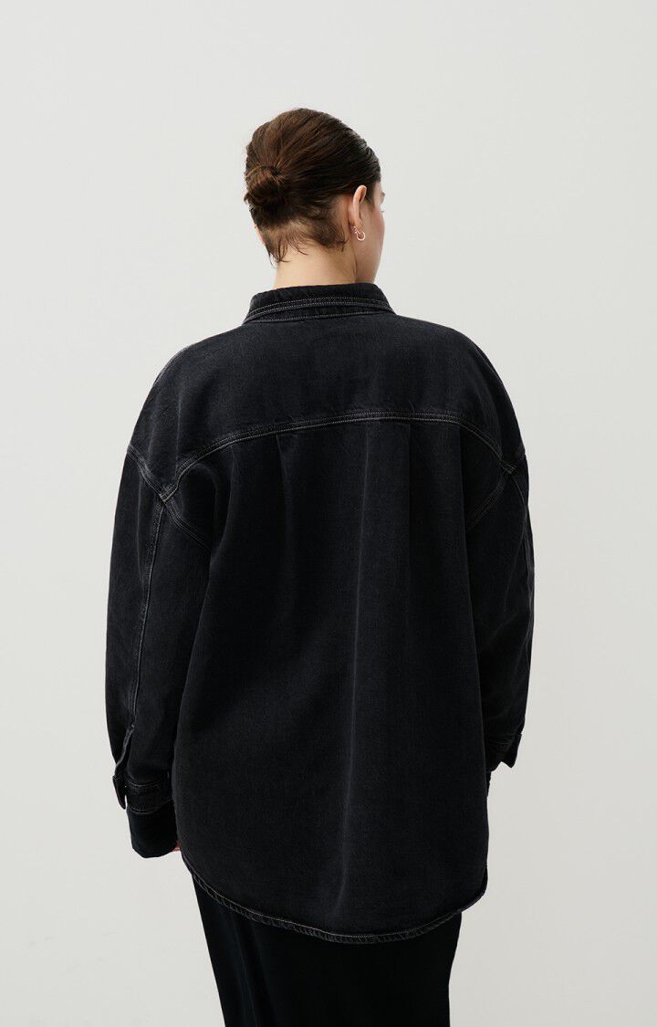 American Vintage Chemise Femme Yopday - BLACK VINTAGE 50 Manches Longues Noir - E25