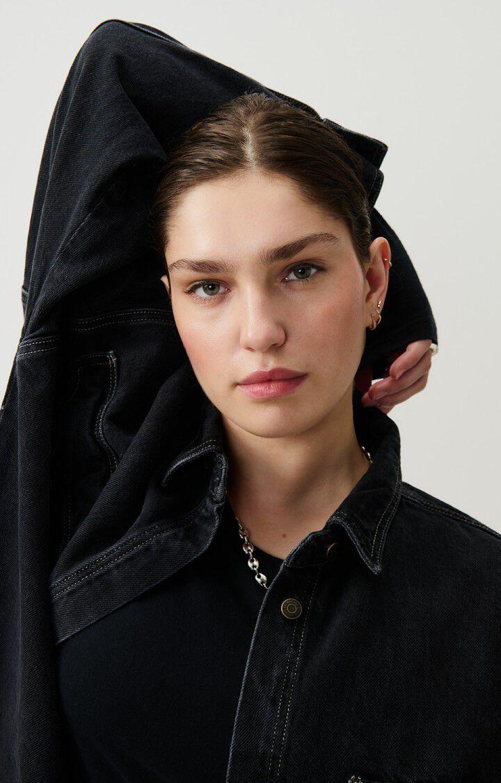 American Vintage Chemise Femme Yopday - BLACK VINTAGE 50 Manches Longues Noir - E25