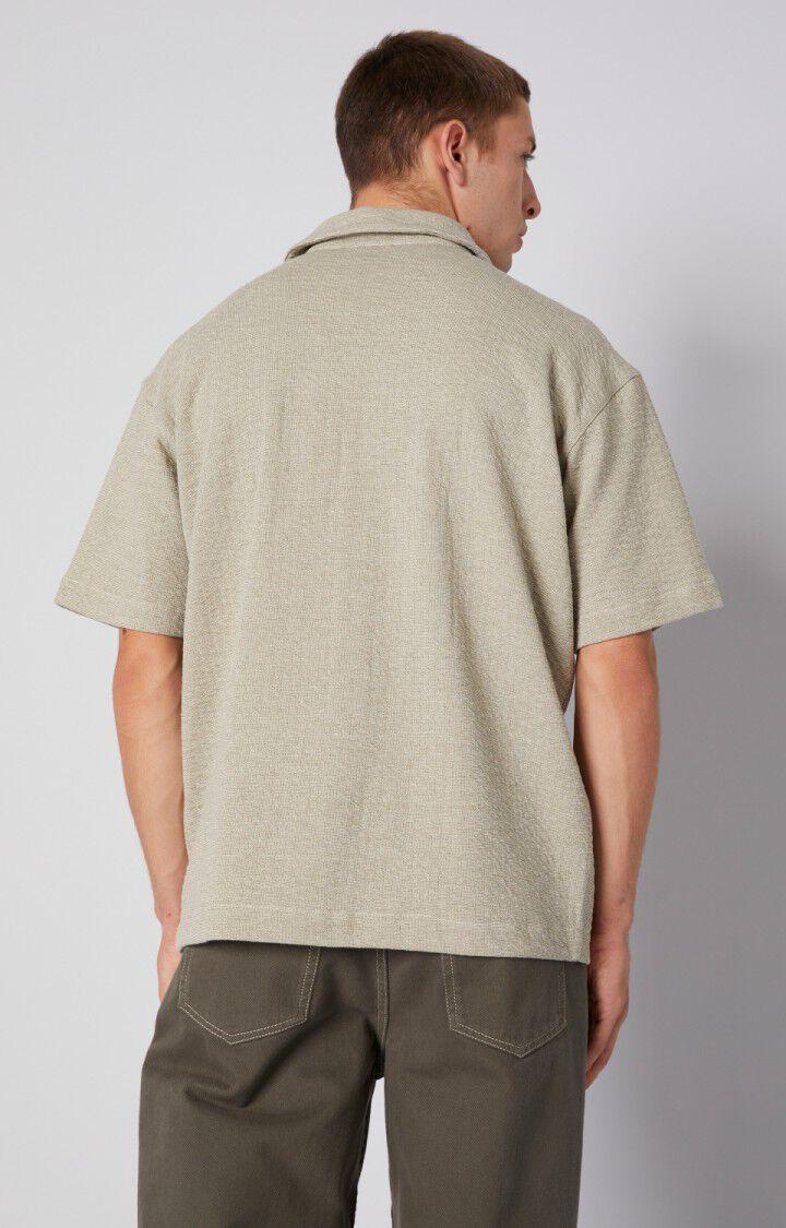 American Vintage Chemise Homme Didow - SAUGE CHINE Manches Courtes Gris - E22