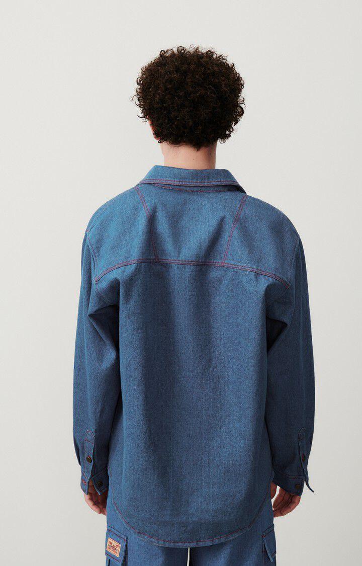 American Vintage Chemise Homme Faow - BLUE 64 Manches Longues Bleu - E24