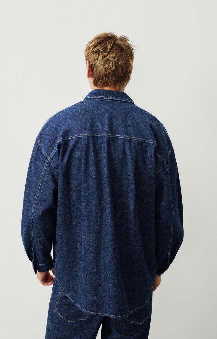 American Vintage Chemise Homme Globay - MEDIUM BLUE 58 Manches Longues Bleu - H24