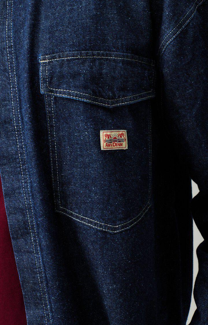 American Vintage Chemise Homme Globay - MEDIUM BLUE 58 Manches Longues Bleu - H24