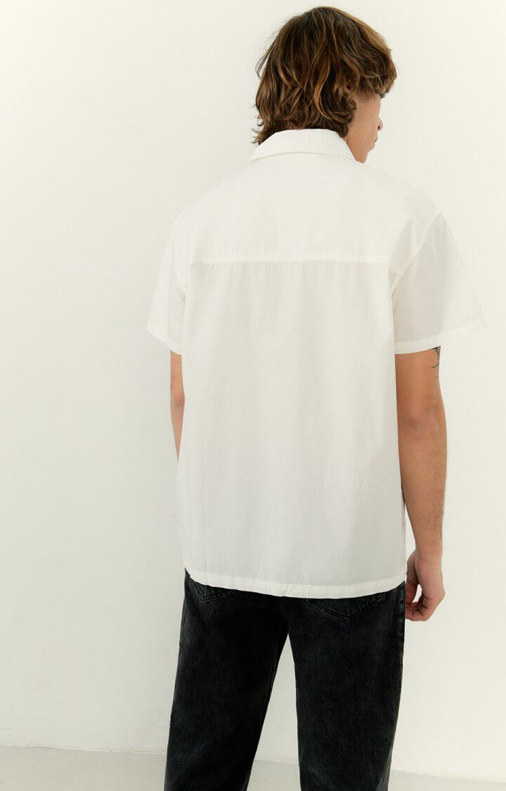 American Vintage Chemise Homme Hydway - BLANC Manches Courtes Blanc - H22