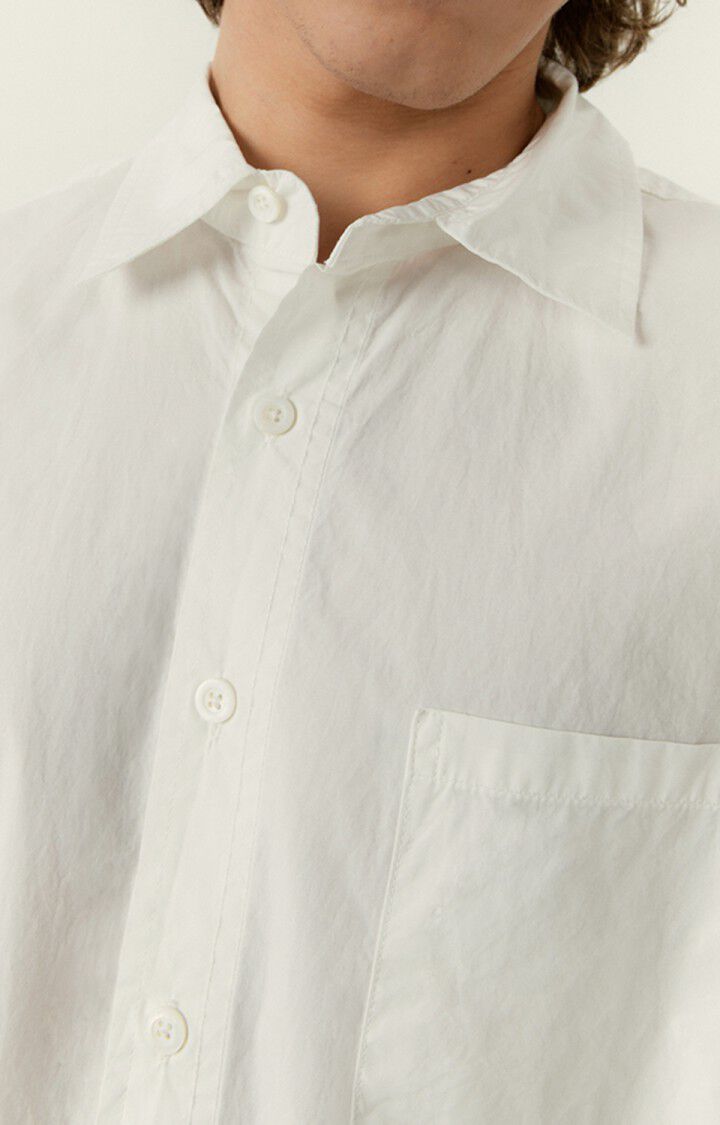 American Vintage Chemise Homme Hydway - BLANC Manches Courtes Blanc - H22