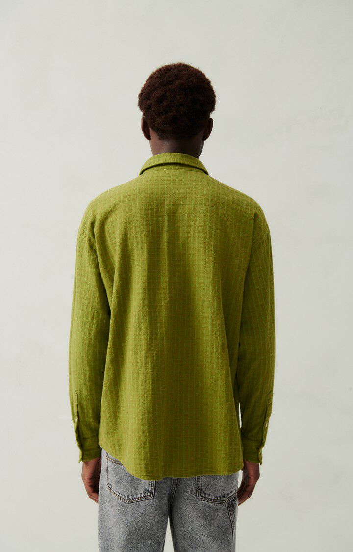 American Vintage Chemise Homme Jofty - MARAIS 62 Manches Longues Vert - H23