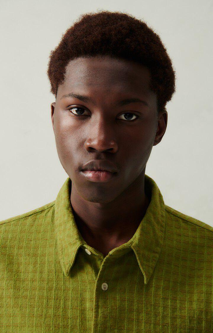 American Vintage Chemise Homme Jofty - MARAIS 62 Manches Longues Vert - H23