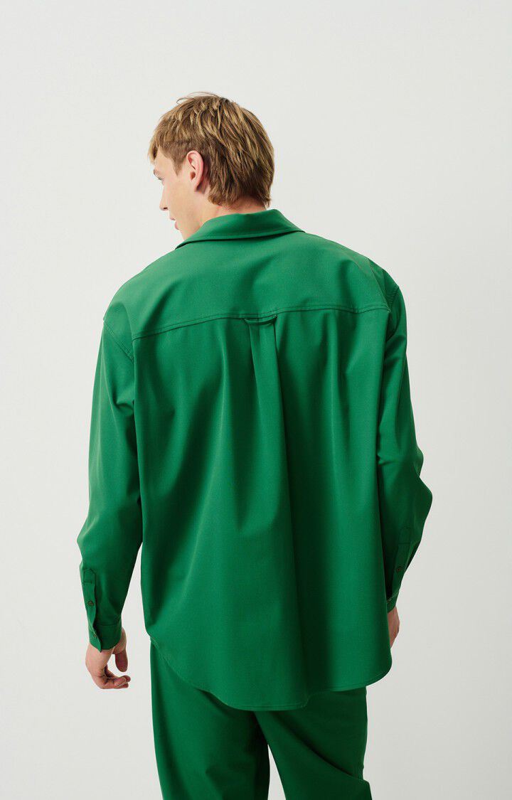American Vintage Chemise Homme Kabird - FORET 62 Manches Longues Vert - H24