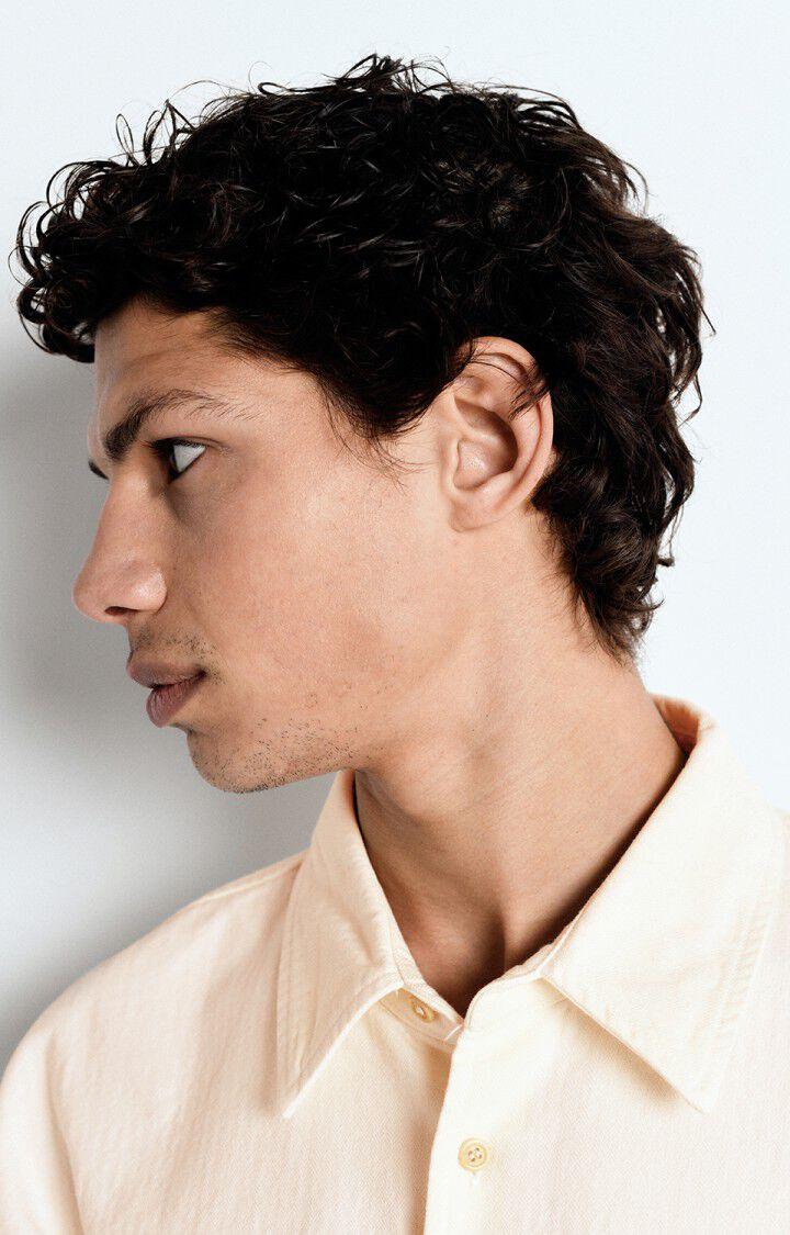 American Vintage Chemise Homme Koybay - BLANC CASSE 25 Manches Courtes Blanc - E25