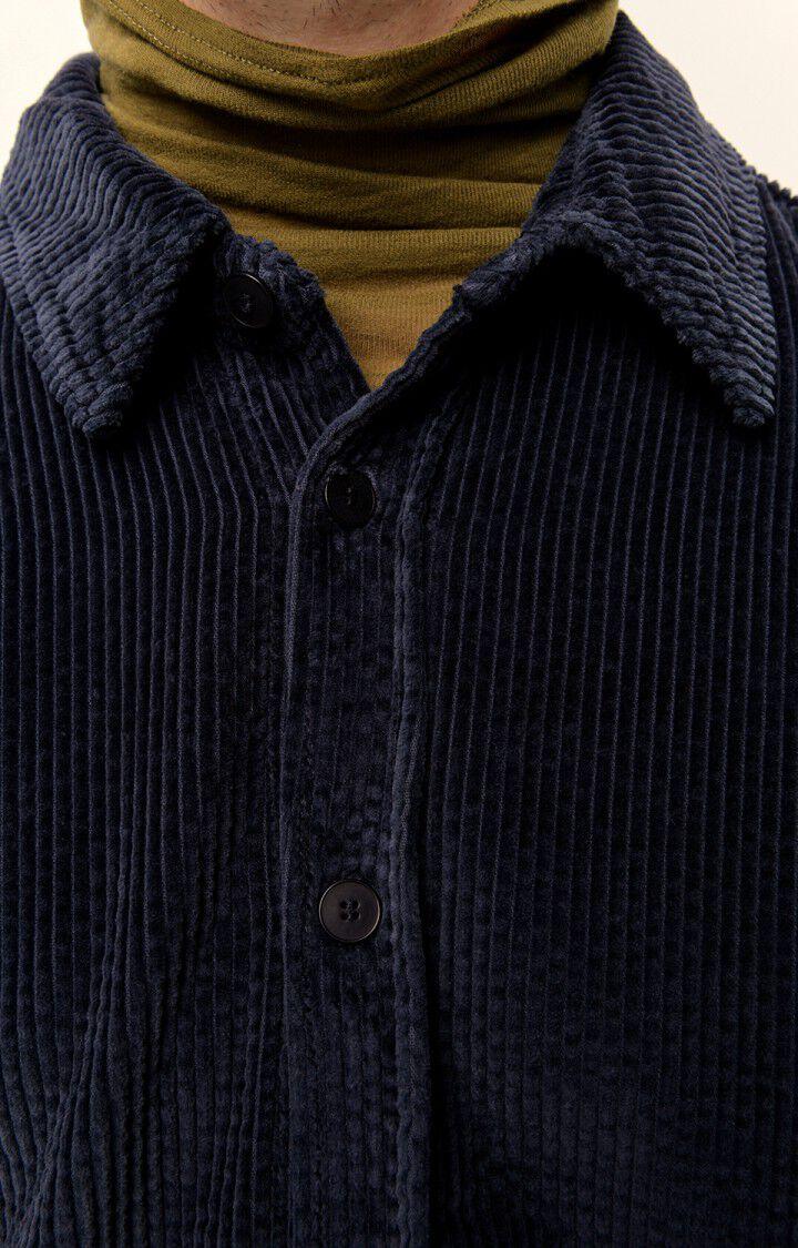 American Vintage Chemise Homme Padow - ABYSSE 60 Manches Longues Bleu - H22
