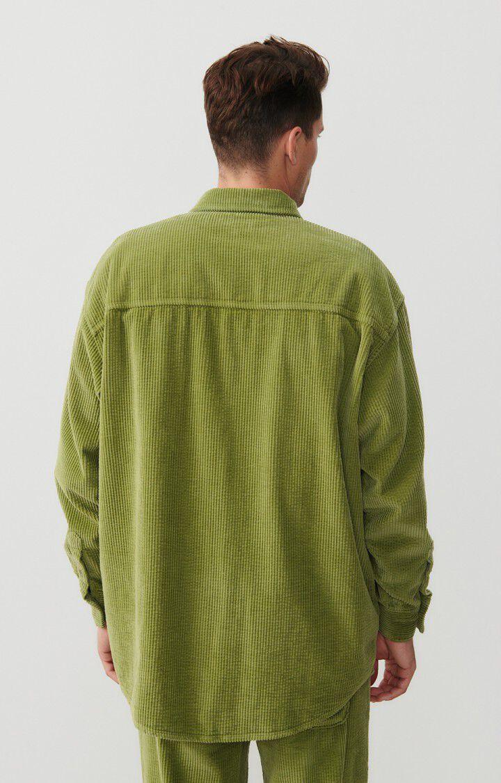 American Vintage Chemise Homme Padow - CAMELEON VINTAGE 60 Manches Longues Vert - E24