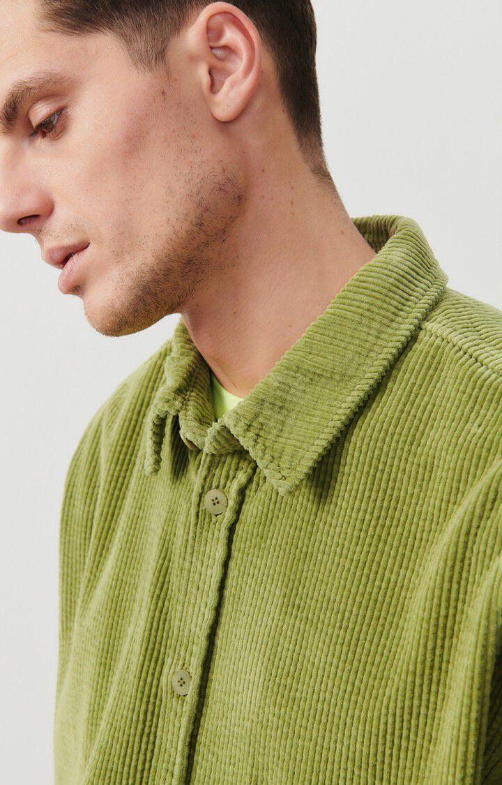 American Vintage Chemise Homme Padow - CAMELEON VINTAGE 60 Manches Longues Vert - E24