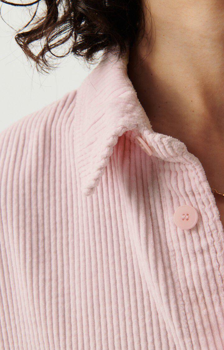 American Vintage Chemise Homme Padow - DRAGEE VINTAGE 60 Manches Longues Rose - H23