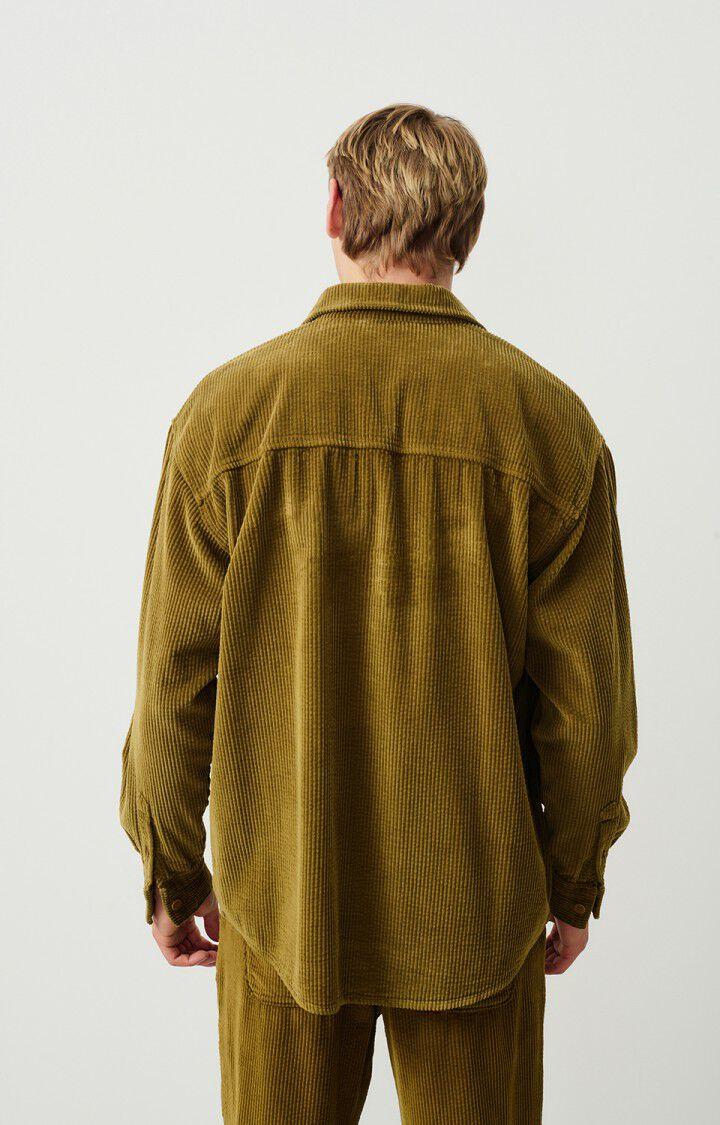 American Vintage Chemise Homme Padow - JEUNES POUSSES VINTAGE 60 Manches Longues Marron - H24