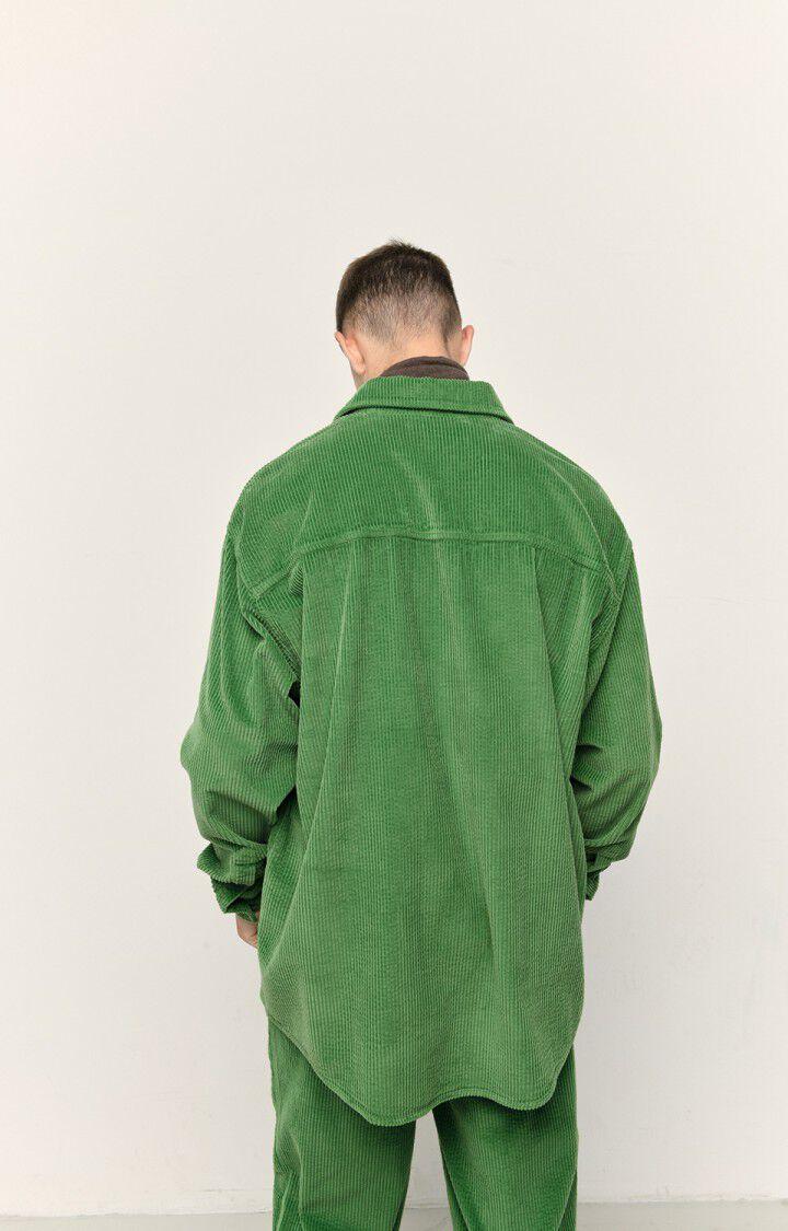 American Vintage Chemise Homme Padow - MENTHE 60 Manches Longues Vert - H22