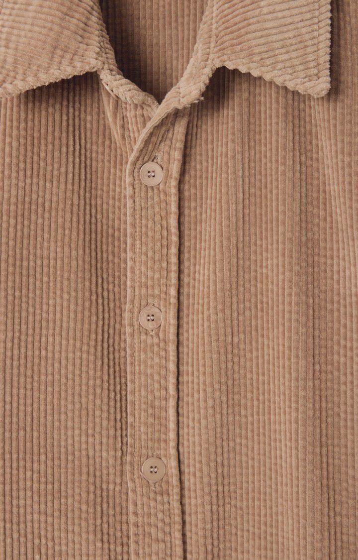 American Vintage Chemise Homme Padow - OURSON VINTAGE 60 Manches Longues Marron - E25