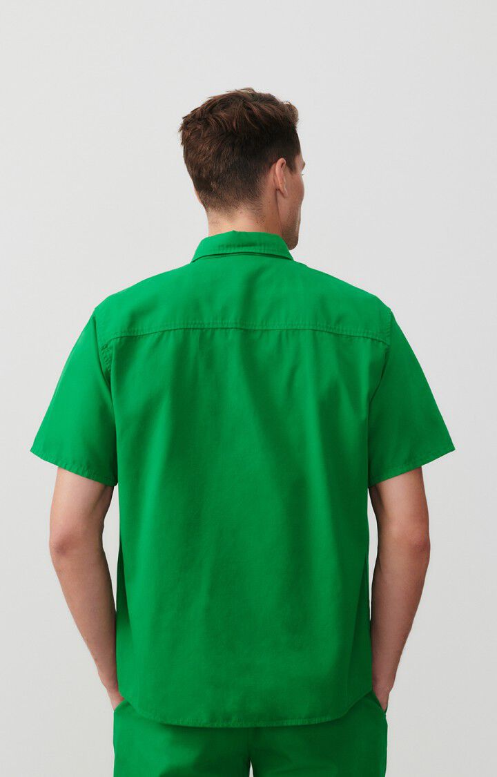 American Vintage Chemise Homme Ruffow - CRESSON 29 Manches Longues Vert - E24