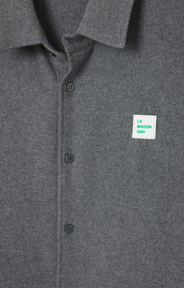 American Vintage Chemise Homme Vylow - GRIS CHINE 63 Manches Longues Gris - E25