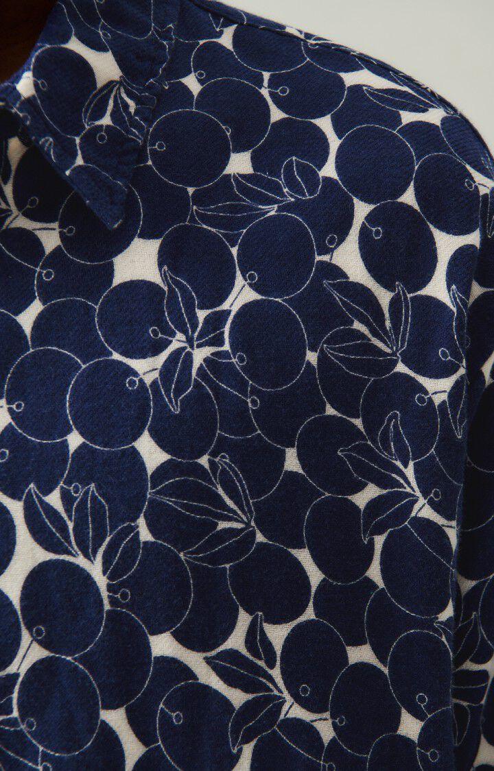 American Vintage Chemise Homme Yuzy - GABY NAVY 62 Manches Longues Bleu - H23