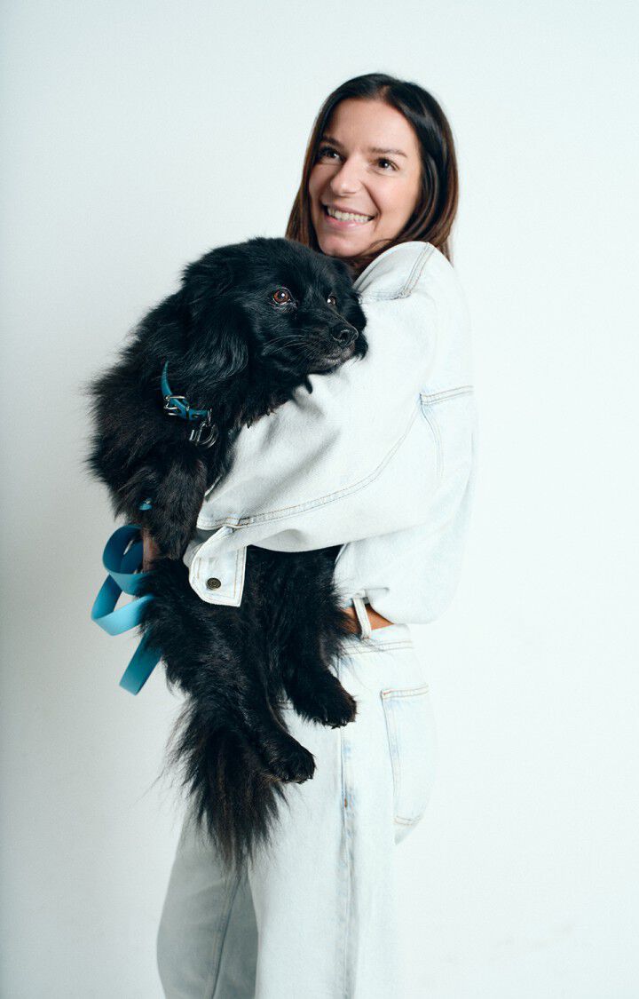 American Vintage Collier Pour Chien La Mutt X AMV - BLEU CIEL Bleu - E25