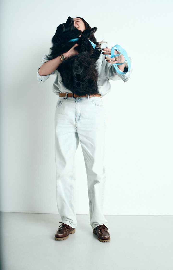 American Vintage Collier Pour Chien La Mutt X AMV - BLEU CIEL Bleu - E25