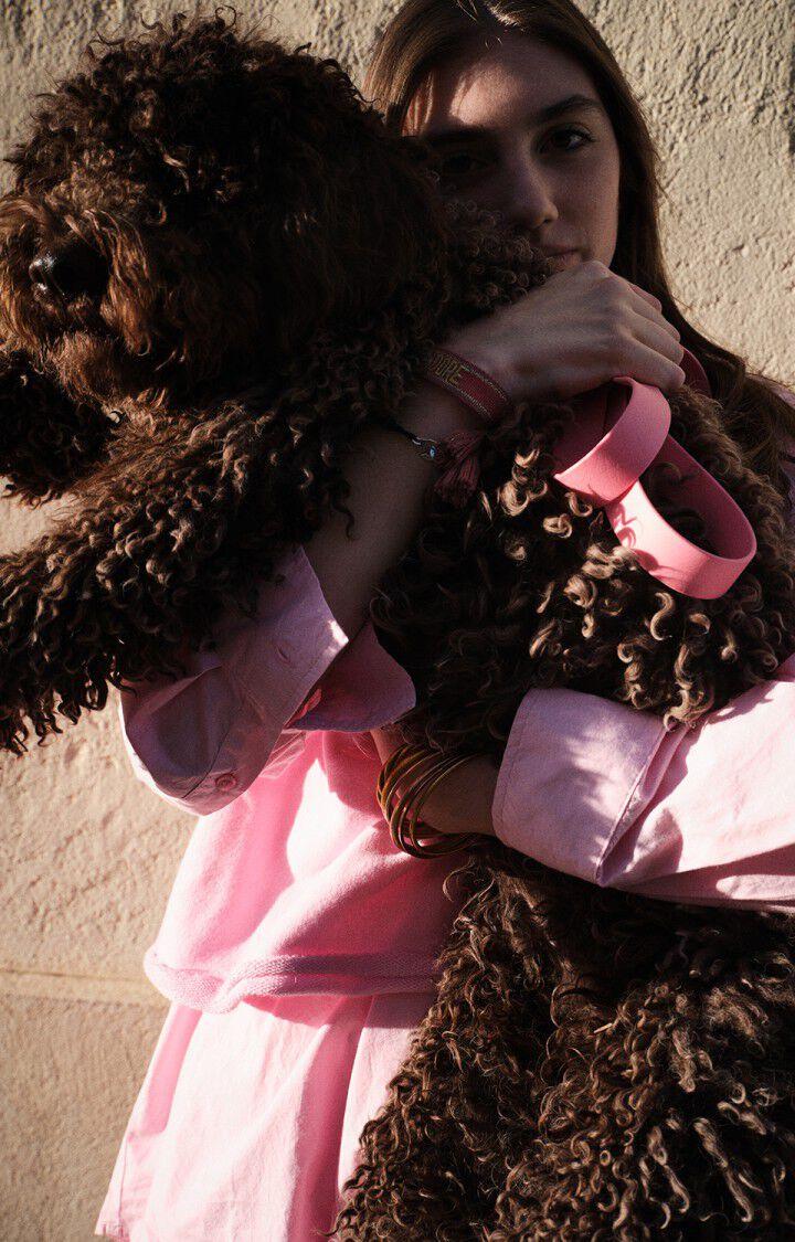 American Vintage Collier Pour Chien La Mutt X AMV - ROSE CLAIR Rose - E25