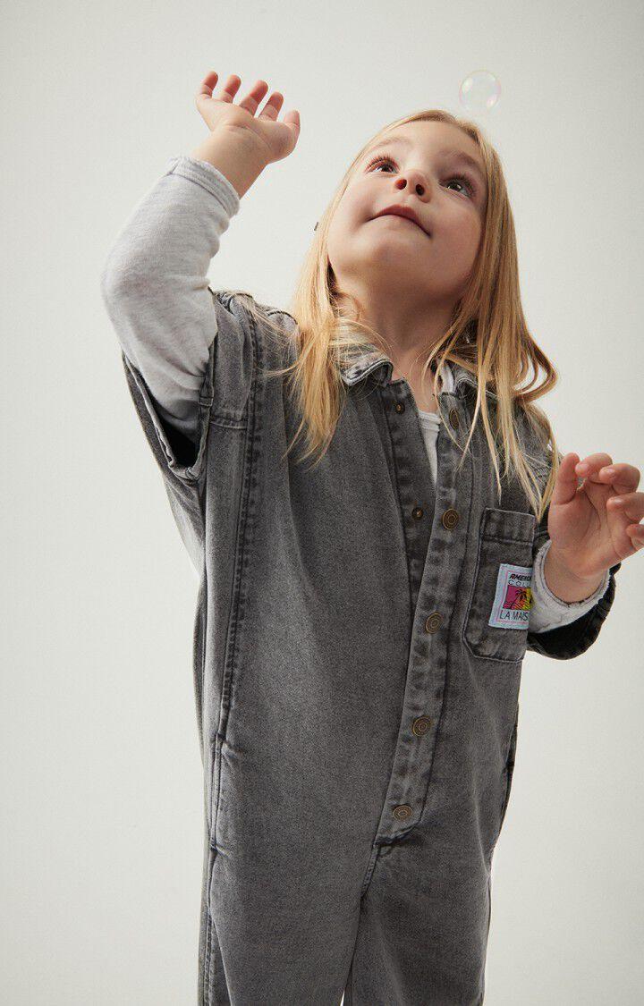 American Vintage Combinaison Enfant Jazy - GREY 13 Manches Courtes Gris - E24