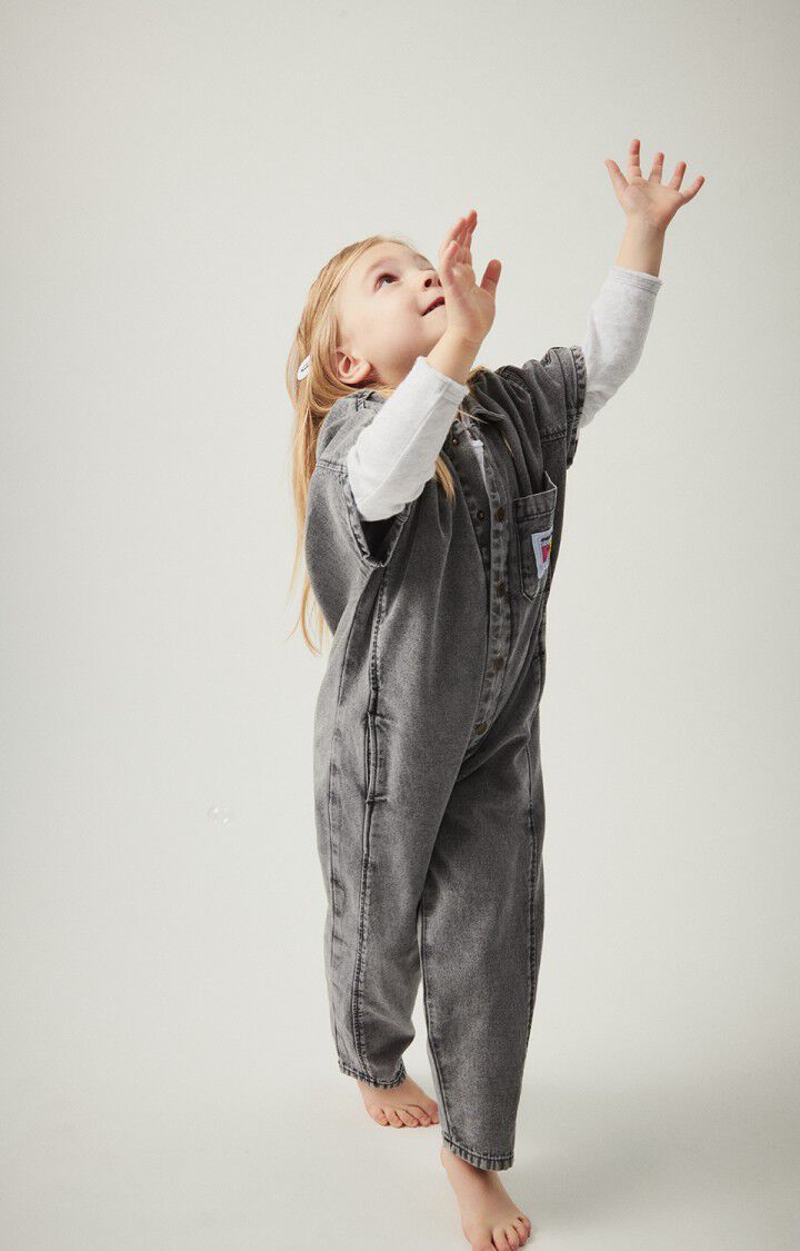 American Vintage Combinaison Enfant Jazy - GREY 13 Manches Courtes Gris - E24