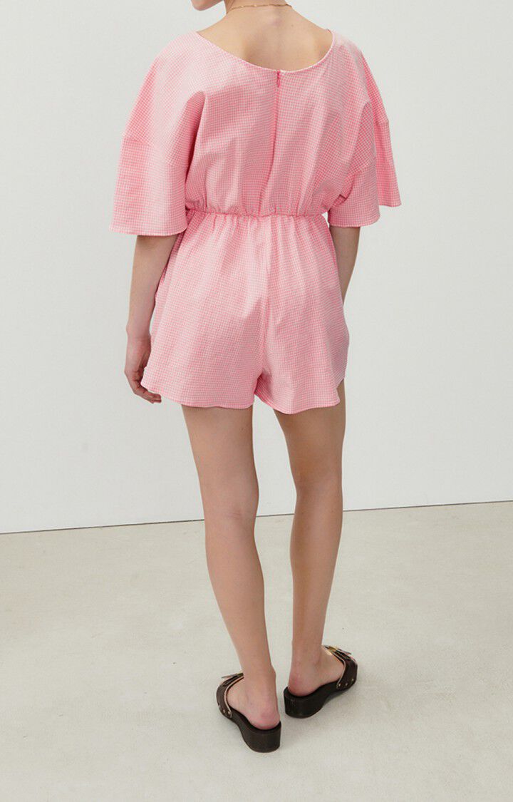 American Vintage Combinaison Femme Adym - SUCRERIE 17 Manches Courtes Rose - E23