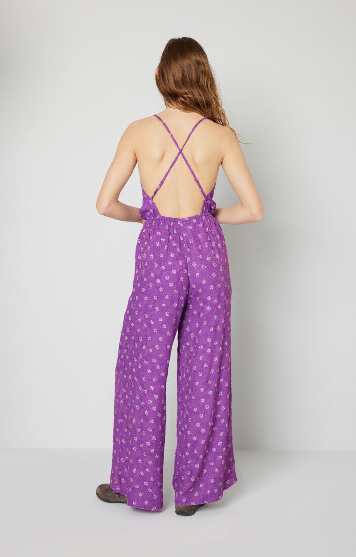 American Vintage Combinaison Femme Bukbay - ANITA 0 Fines Bretelles Violet - E23